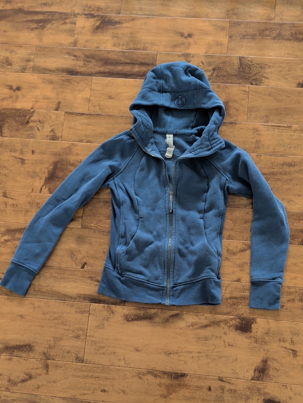 lululemon athletica Blue Zip-Up Hoodie